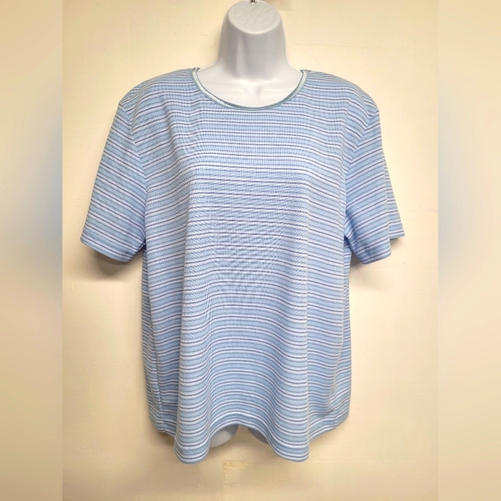 Speculation XL Short Sleeve Stretch Tee T Shirt Striped